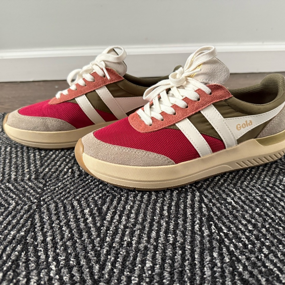 Gola Red and Beige Sneakers